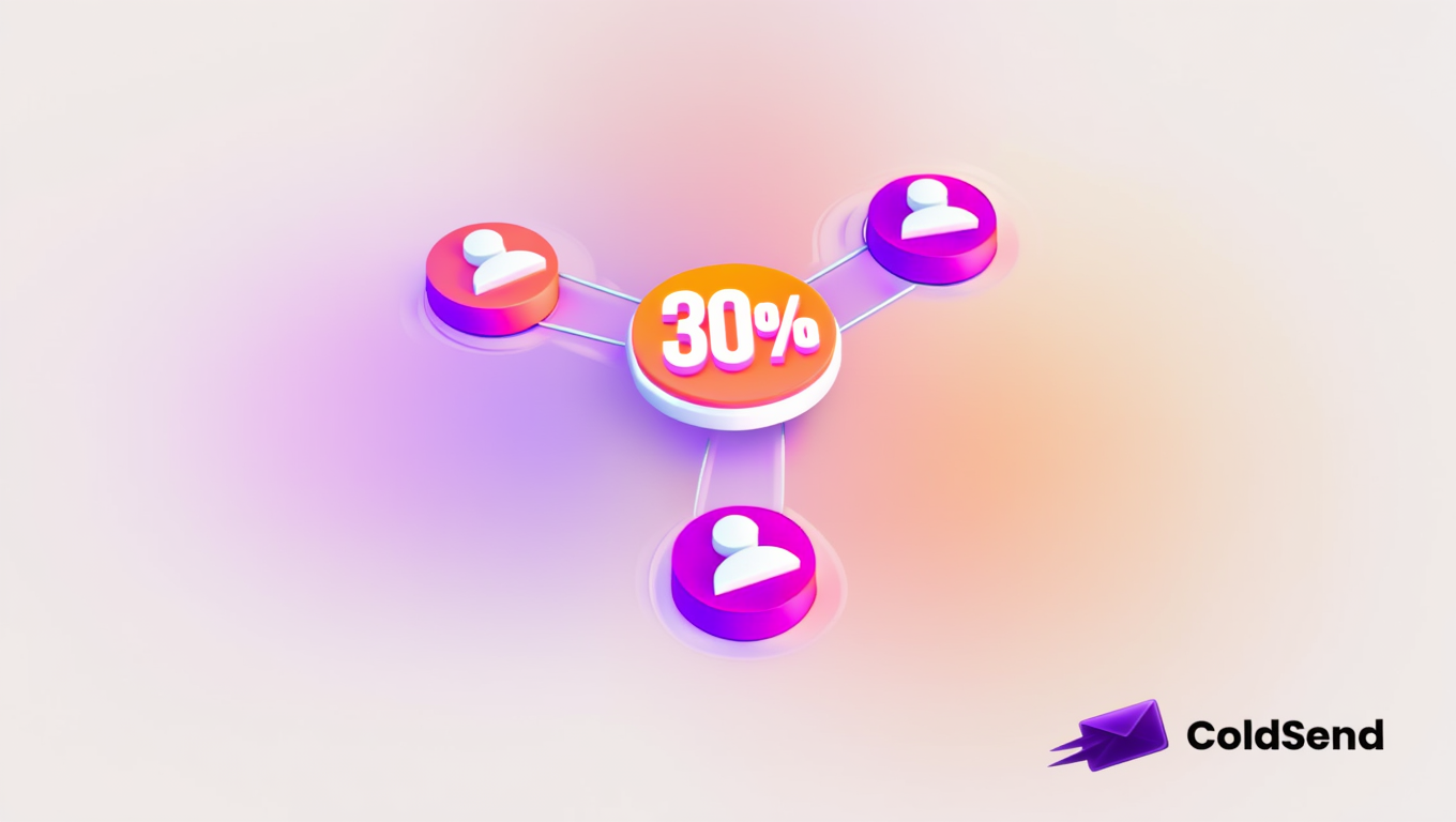How to get 30% off on ColdSend's Agency plan. Forever.