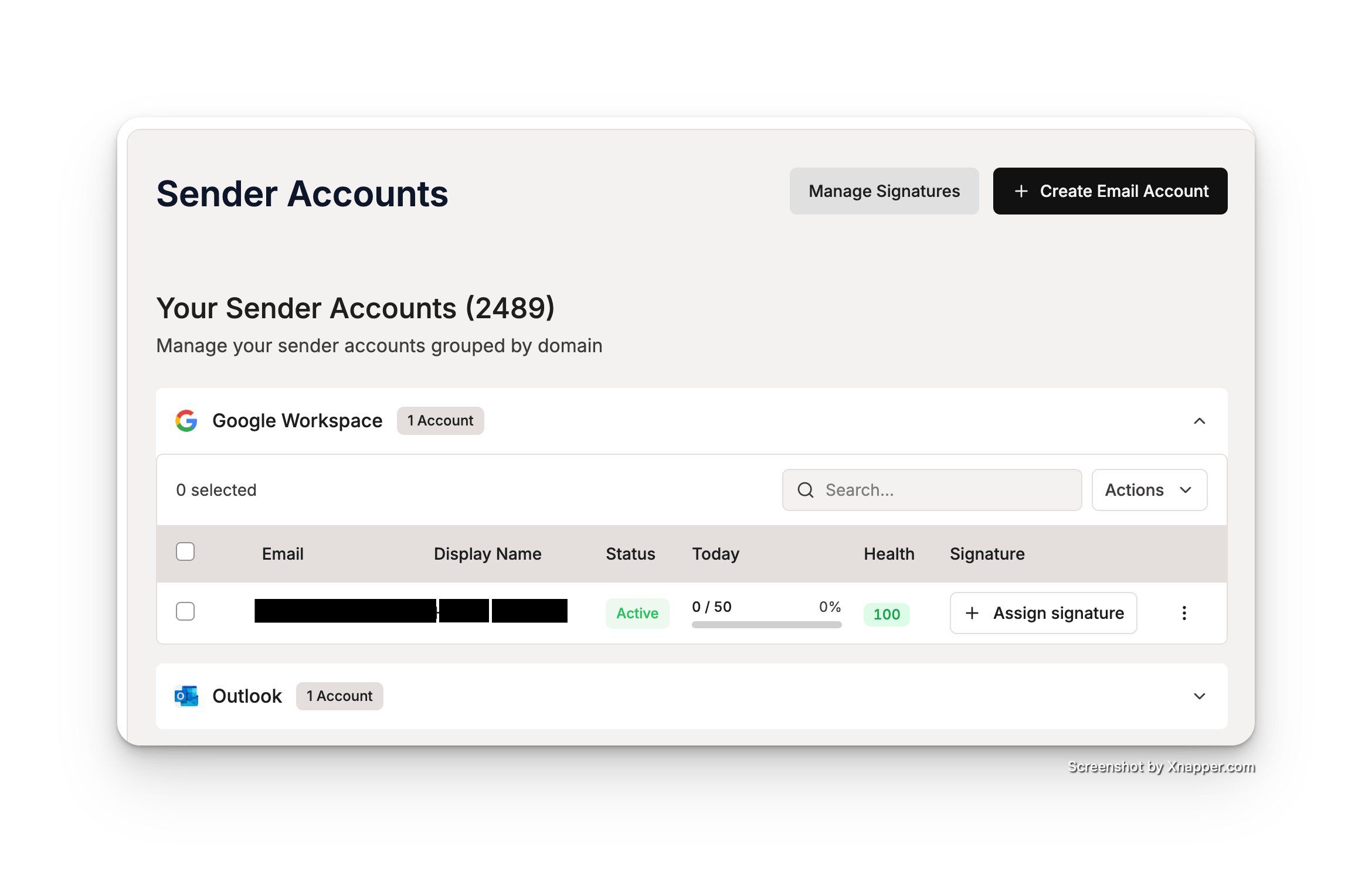 Connected Account