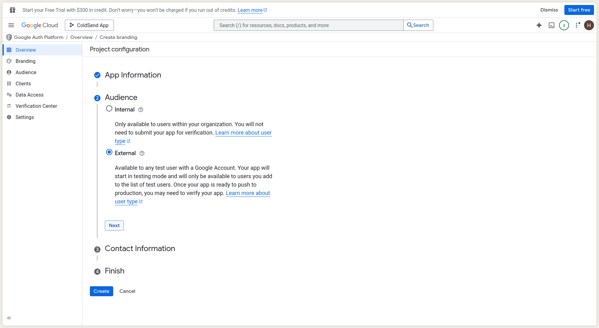 Configuration Step 2