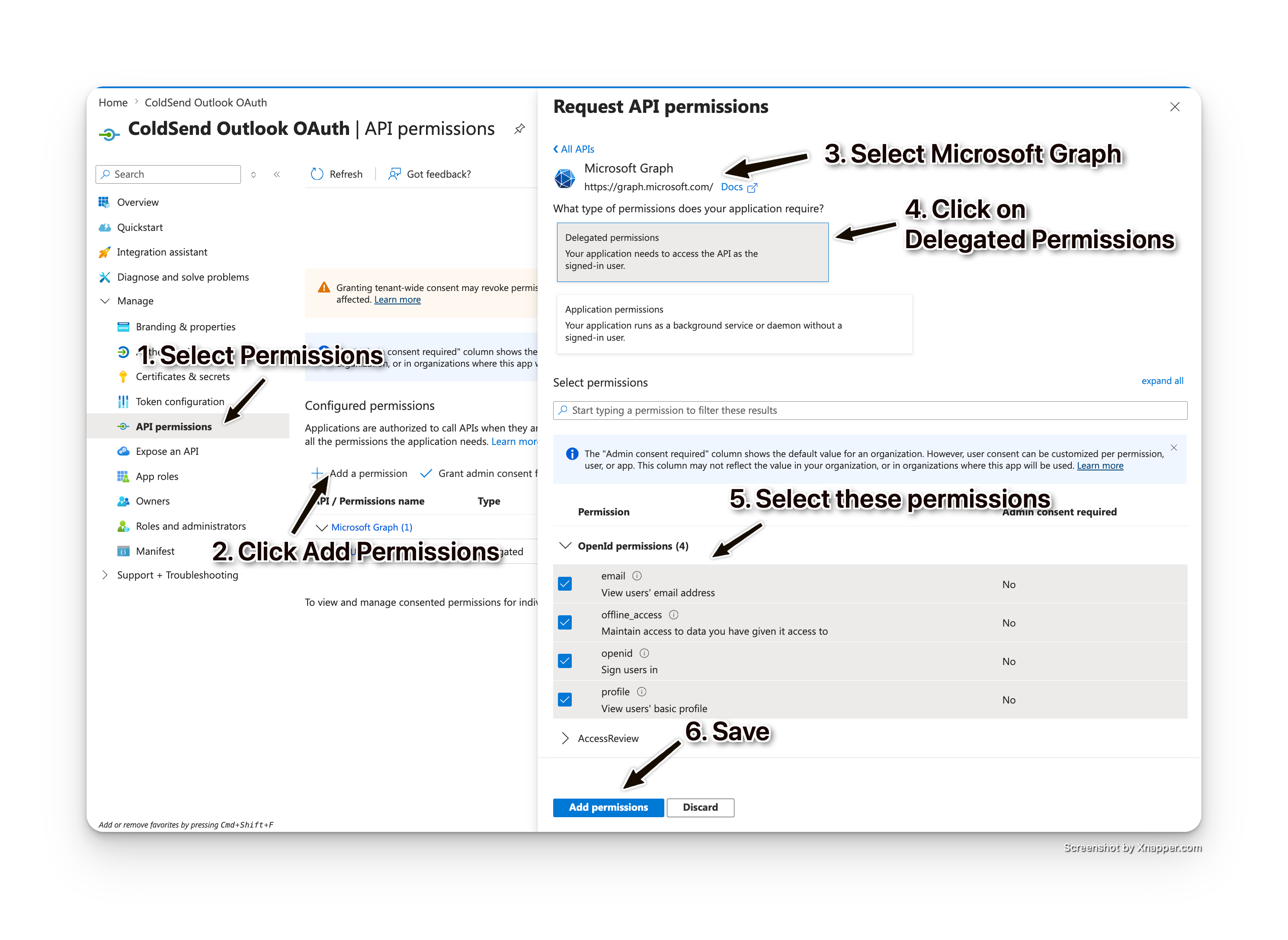 API 权限 - Graph