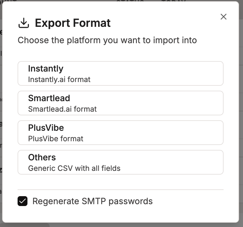 SMTP 密码重置选项